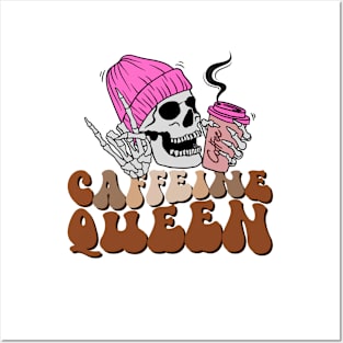 Caffeine Queen Coffee Posters and Art